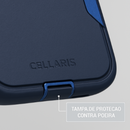 CAPA RAPTURE AZUL COM CARREGAMENTO POR INDUÇÃO MAGSAFE IPHONE 15 PRO