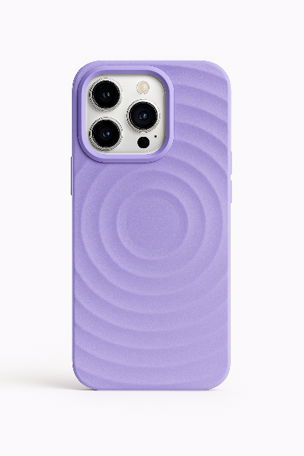 CAPINHA WAVY COM MAGSAFE LILAS PARA IPHONE 15