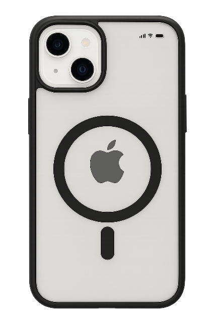 CAPINHA GUARD MATTE PRETO COM MAGSAFE PARA IPHONE 15