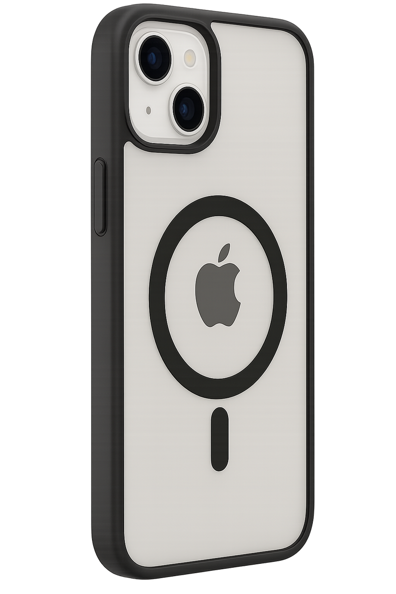 CAPINHA GUARD MATTE PRETO COM MAGSAFE PARA IPHONE 15