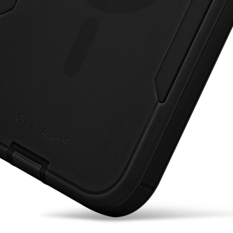 CAPA RAPTURE PRETO COM CARREGAMENTO POR INDUÇÃO MAGSAFE IPHONE 15