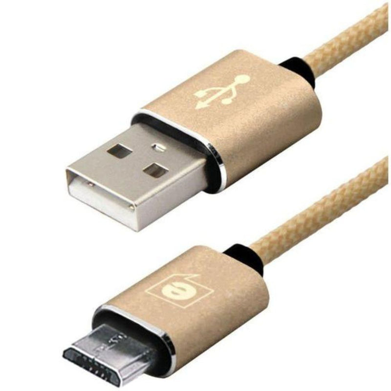 Cabo Micro USB 1,2M Dourado Easy